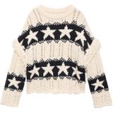 MANGO KIDS - CITY - Trui - Zwart / Offwhite