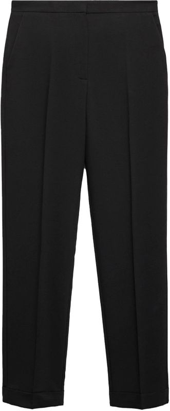 MANGO - BOREAL - Broek - Zwart - Lang/maxi - Regular Fit