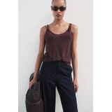 MANGO - ALBA - Jeans - Blauw - Denim - Wide Leg - Mid Waist