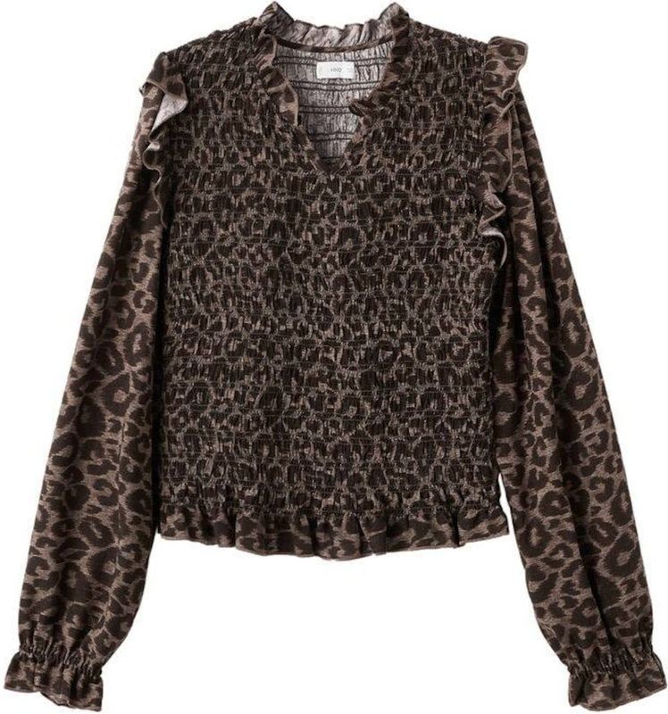 MANGO TEEN - Top - Panterprint - 100% Viscose