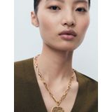 Mango - Gebreid Vest - Kaki