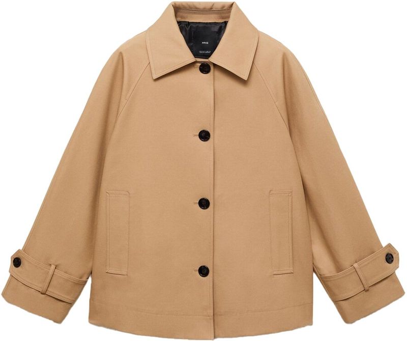 Mango - Trenchcoat - Camel