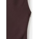 Mango - A-lijn Jurk - Bruin