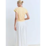 MANGO - CAMIN - Gebreide Top - Pasteelgeel