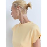 MANGO - CAMIN - Gebreide Top - Pasteelgeel