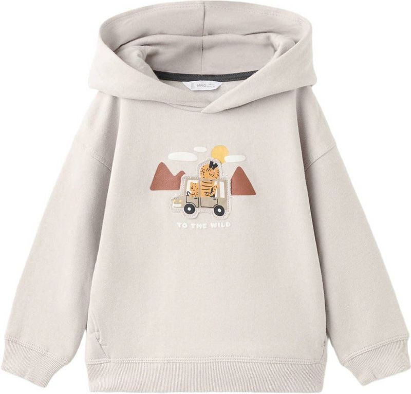 Mango Kids - Hoodie - Lichtbruin - Sweater