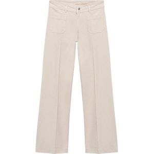 MANGO - JESSIE - Jeans - Beige - Wide Leg - Mid Waist