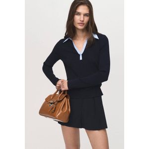 MANGO - MARI - Trui - Navy - Hemelsblauw