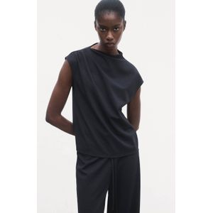 Mango - Mouwloze Top - Donkerblauw