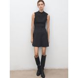 MANGO - DENVER - Jurk - Donkergrijs - Mouwloos - Slanke Pasvorm