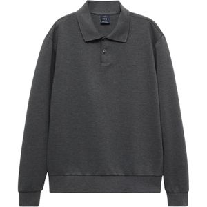 Mango Man - Sweater - Grijs - Regular Fit - Lange Mouwen