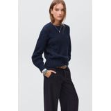 MANGO TEEN - Gebreide Trui - Marine - Met Kabels