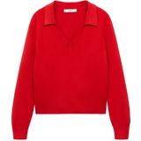 MANGO - JAN - Trui - Rood - Gebreide truien