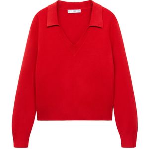 MANGO - JAN - Trui - Rood - Gebreide truien