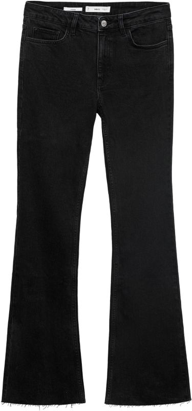MANGO - FIONA - Jeans - Zwart - Flared - Lang
