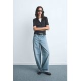 MANGO - CHARLOT - Jeans - Blauw - High Waist - Regular Fit