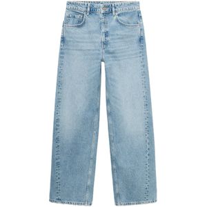 MANGO - CHARLOT - Jeans - Blauw - High Waist - Regular Fit