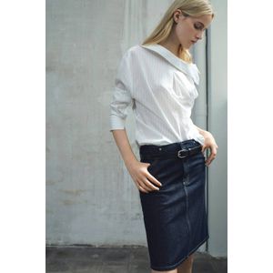 Mango - Spijkerrok - Dark Blue Denim