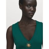 MANGO - Antonia - Gebreide Bodywarmer - Riet