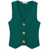 MANGO - Antonia - Gebreide Bodywarmer - Riet