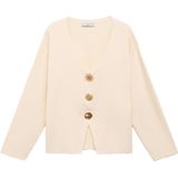 MANGO - TONETE - Gebreid Vest - Ecru