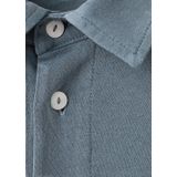 MANGO TEEN - Poloshirt - Grijsblauw - Lange Mouwen - 100% Katoen