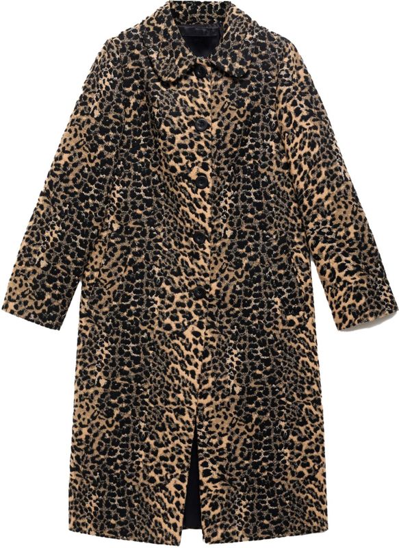 MANGO - RISSO - Tussenmantel - Bruin - Klassieke Mantel