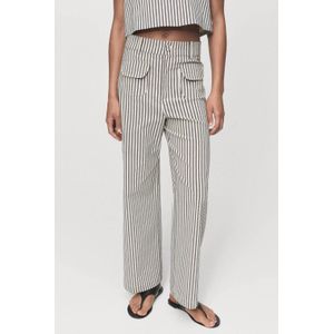 Mango - Straight Regular Waist - Cargobroek - Beige