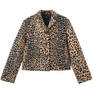 Mango - Wollen Jasje - Bruin - Dames - Lange Mouwen