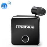 Fineblue F1 Lavalier Bluetooth Earphone  Support Vibration Reminder(Black)