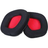 2 PCS Replacement Earpads for Corsair Void Pro Elite Style: Red Bottom Grid