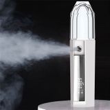 L1918 Nano Spray Water Hydratatie Instrument Alcohol Desinfectie Sprayer Koude Bevochtiger Steam Face Instrument (Wit)