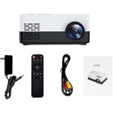 S261/J16 Home Mini HD 1080P Draagbare LED-projector  ondersteuning TF-kaart / AV / U-schijf  stekkerspecificatie:EU-stekker(blauw wit)