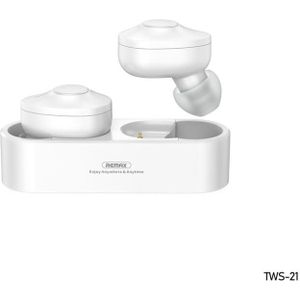 REMAX TWS-21 Bluetooth 5.0 Stereo True Wireless Bluetooth Earphone(Wit)