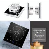 BHT-008GBL 95-240V AC 16A Smart Home elektrische verwarming LED-thermostaat zonder wifi