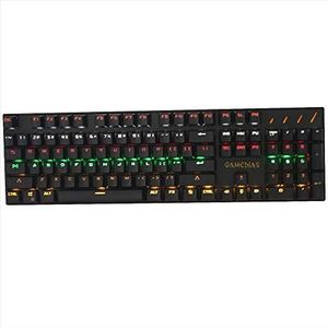 DKE-toetsenbord Groene as Mechanische toetsenbord Notebook Desktop Game ESport RGB Lichtgevend mechanisch toetsenbord (Size : XS)
