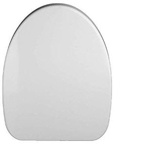 Hoes voor toiletbril Toiletbril V-type toiletbrilhoes met demping dik ureum-formaldehydehars toiletdeksel met twee montagesets, V-type