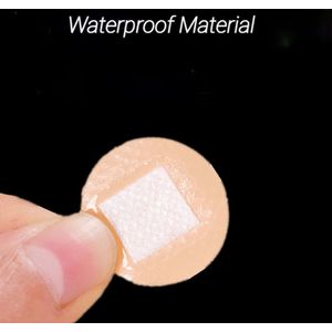 Rond Ronde Pleisters - Beige - Hypoallergene Waterdichte Pleisters - 20 Stuks - 22 mm Diameter