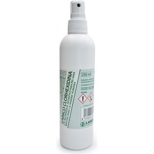 250 ML CHLOORHEXIDINE GLUCONAAT 2% alcoholische oplossing 0,2% SPRAY