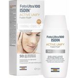 ISDIN FotoUltra 100 Active Unify - Verhelderende Beschermende Crème - SPF 50+ - 50 ml