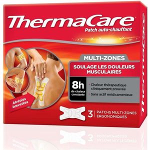 ThermaCare - Therapeutische pleisters, aanpasbaar aan elk lichaamsdeel - tot 8 uur langdurige pijnverlichting - bevat geen medicijnen - 3 pleisters