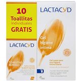 Lactacyd Gel voor intieme hygiëne, voor dagelijks gebruik, zonder zeep 400 ml + toallitas