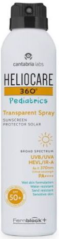 Heliocare 360Â PEDIATRICS SPF50+ transparent spray 200 ml