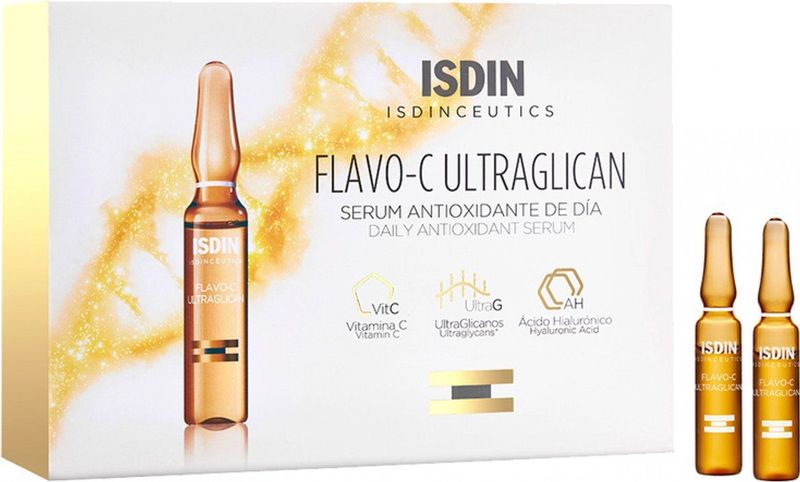 ISDIN - Isdinceutics Flavo-C Ultraglican - 30x2 Ampoules - Antioxiderend en Hydraterend