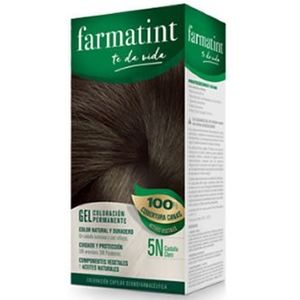 Farmatint - Permanente Haarkleur - Lichtbruin - Zonder Ammoniak - 100% Grijsdekking