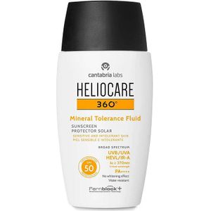 Gezichtszonnecrème Heliocare 360° Mineral Tolerance Fluid Spf 50 50 ml