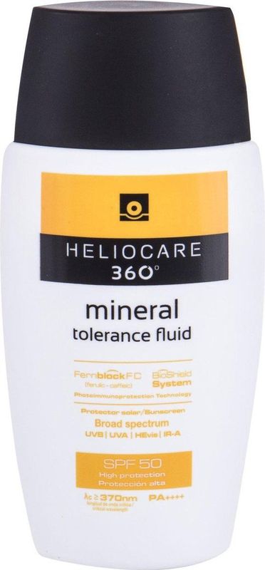 Heliocare - 360° Mineral Tolerance Fluid - Zonnebescherming - 50ml - Mineralen