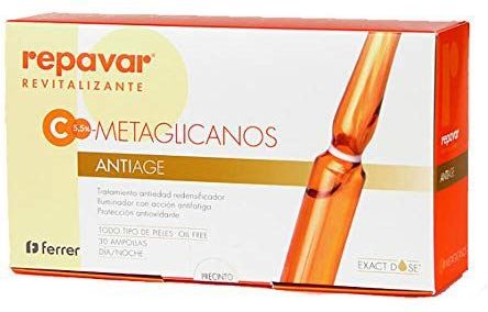 Repavar - Anti-aging Behandeling - 30 Ampullen - Vitamine C 5,5%