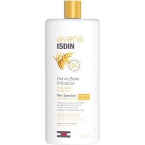 Isdin - Badgel Isdin-beschermer - Zwart - Havermout - 750 ml