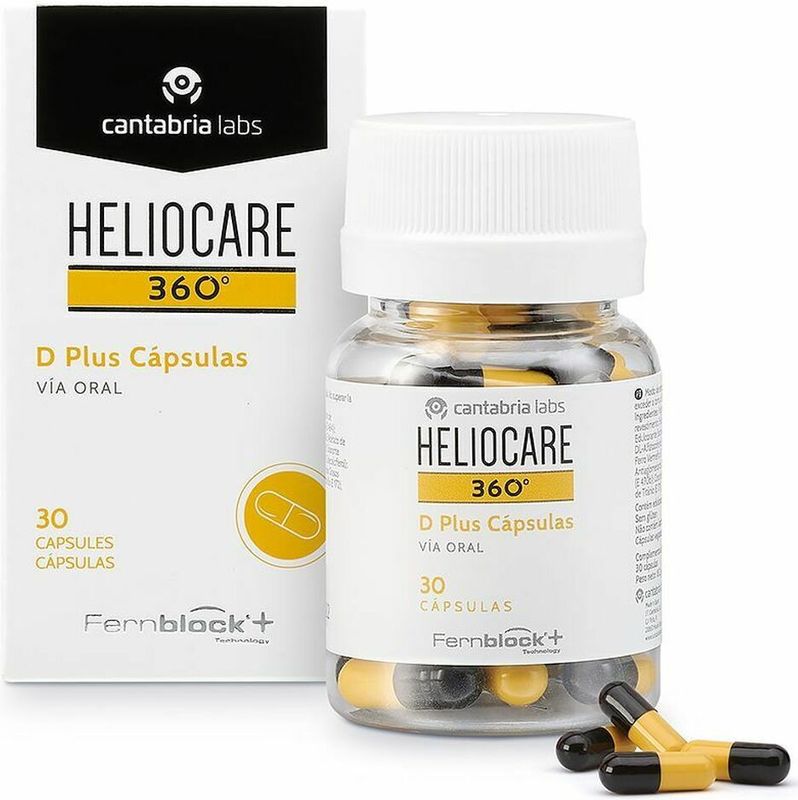 Heliocare - 360° D Plus NF Capsules - 30 Stuks - Vegan - Glutenvrij - Lactosevrij